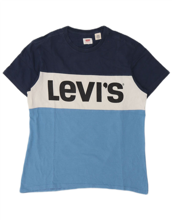Levi's Herre grafisk T-shirt Top Lille flerfarvet Colourblock