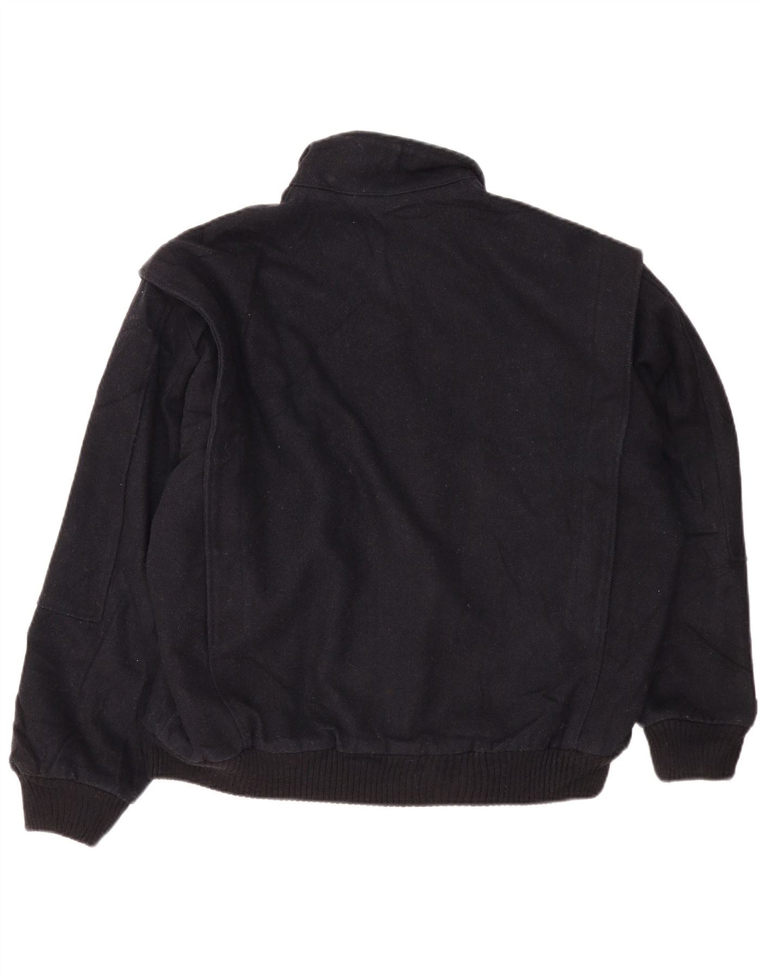Carrera Herre Bomber Jacket UK 40 Large Navy Blue Wool