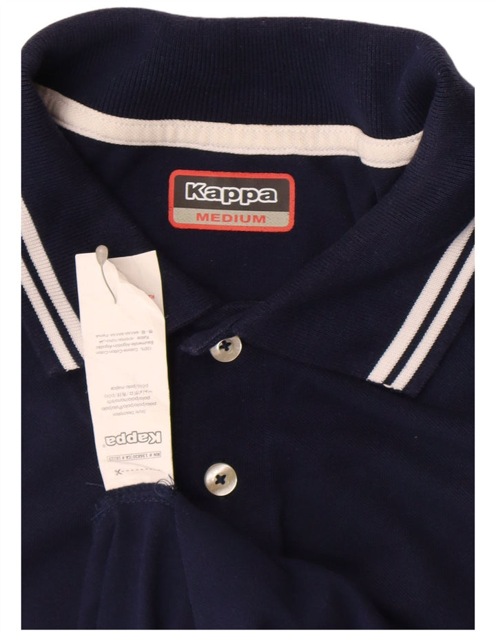 Kappa herre poloshirt Medium marineblå stribet bomuld