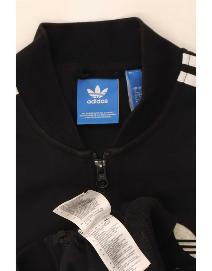 Adidas Træningsdragt til mænd, topjakke, lille sort bomuld