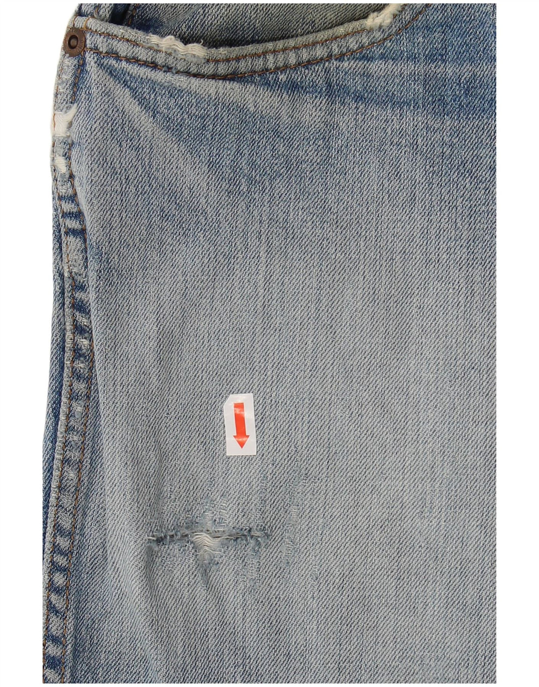 Wrangler Herre Texas Stretch Straight Jeans W38 L30 Blå Bomuld