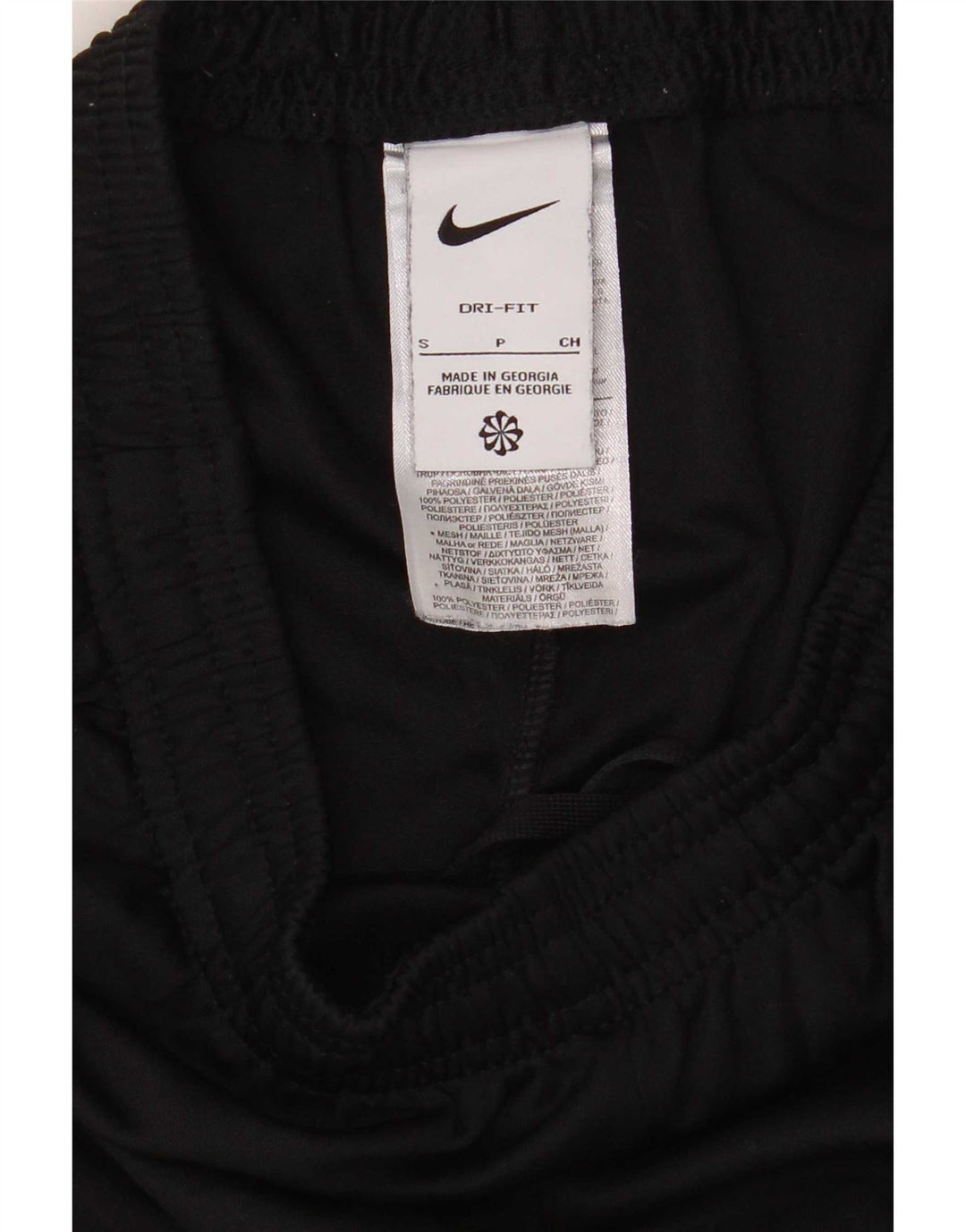 Nike Herre Dri Fit træningsdragt Bukser Small Black Colourblock Polyester