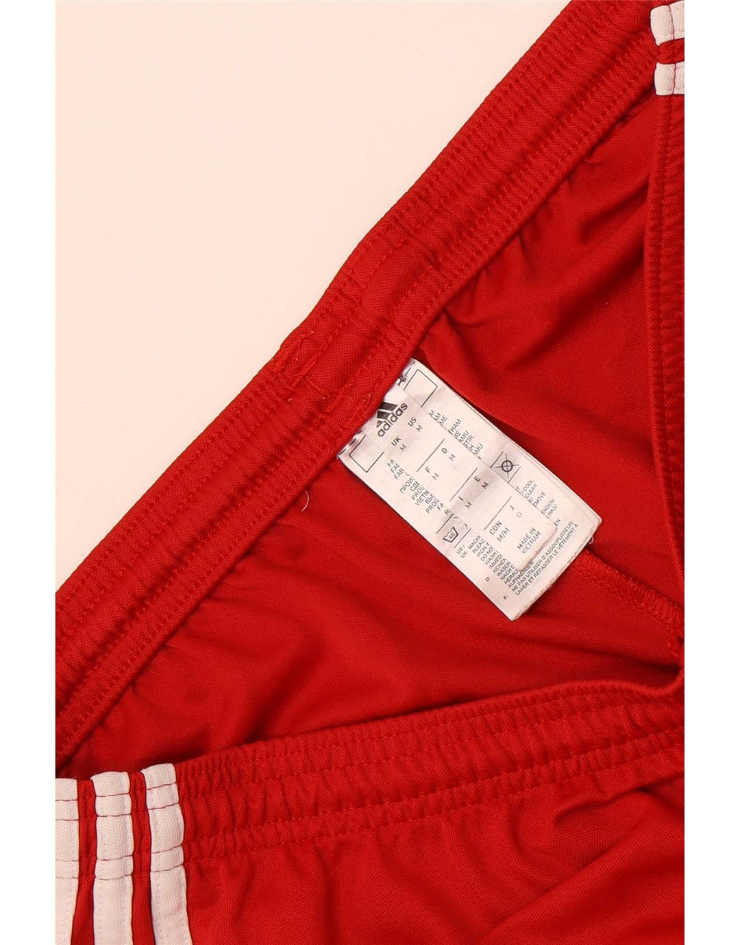 Adidas Herre Graphic Regular Sports Shorts Medium Rød Polyester Sports