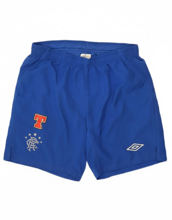 Umbro Mens Graphic Sport Shorts Medium  Blue Sports