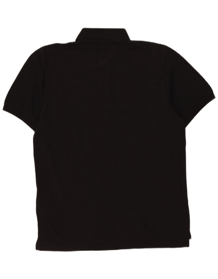 Kappa herre poloshirt Medium sort bomuld