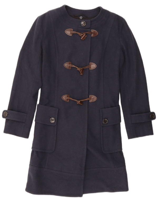 MARLBORO CLASSICS Dame Duffle Coat EU 42 Large Navy Blue Polyester