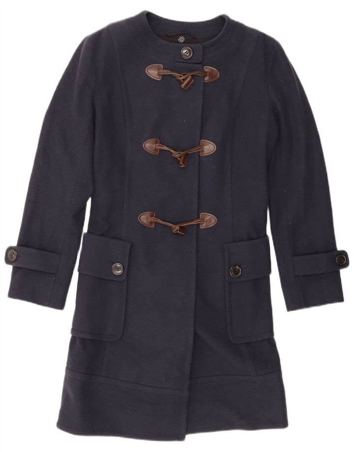 MARLBORO CLASSICS Dame Duffle Coat EU 42 Large Navy Blue Polyester