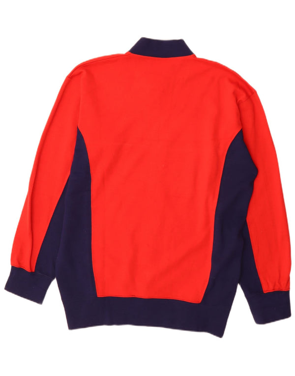 Vintage træningsdragt til mænd, topjakke IT 56 XL Rød Colourblock Sports