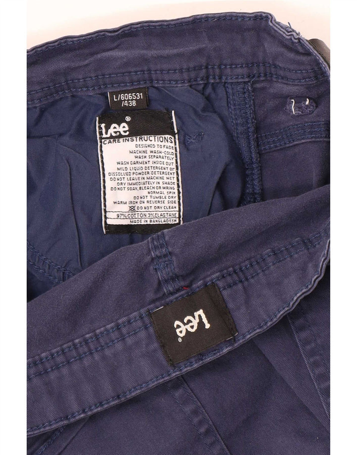 Lee Herre Casual Shorts Large W36 Marineblå Bomuld