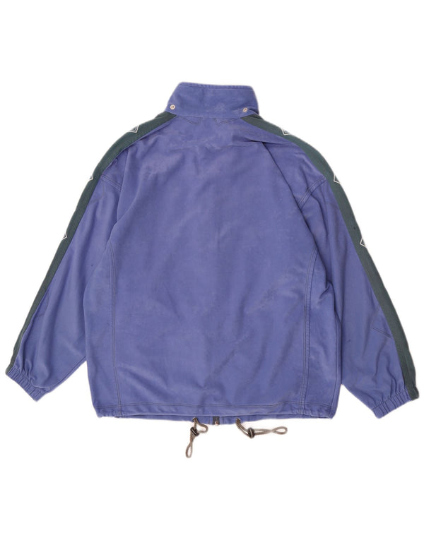 Diadora Dame Oversized grafisk træningsdragt Topjakke UK 10 Lille Lilla