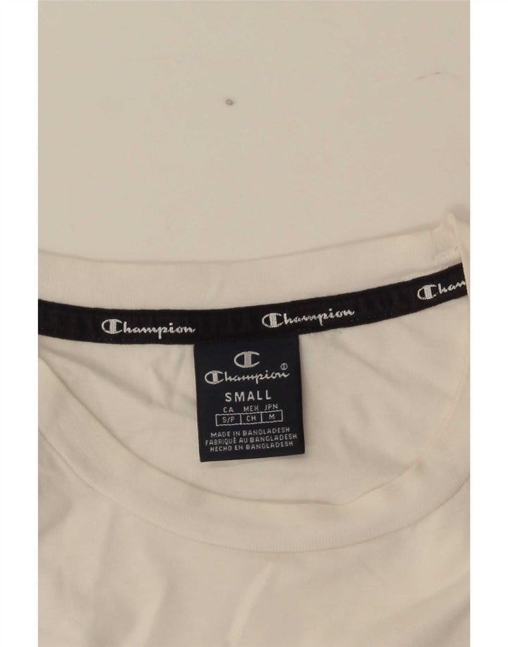 Champion Herre T-Shirt Top Lille Hvid