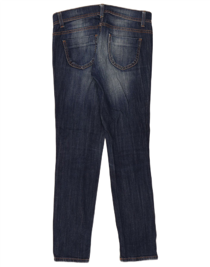 Benetton Dame Slim Jeans W27 L28 Blå