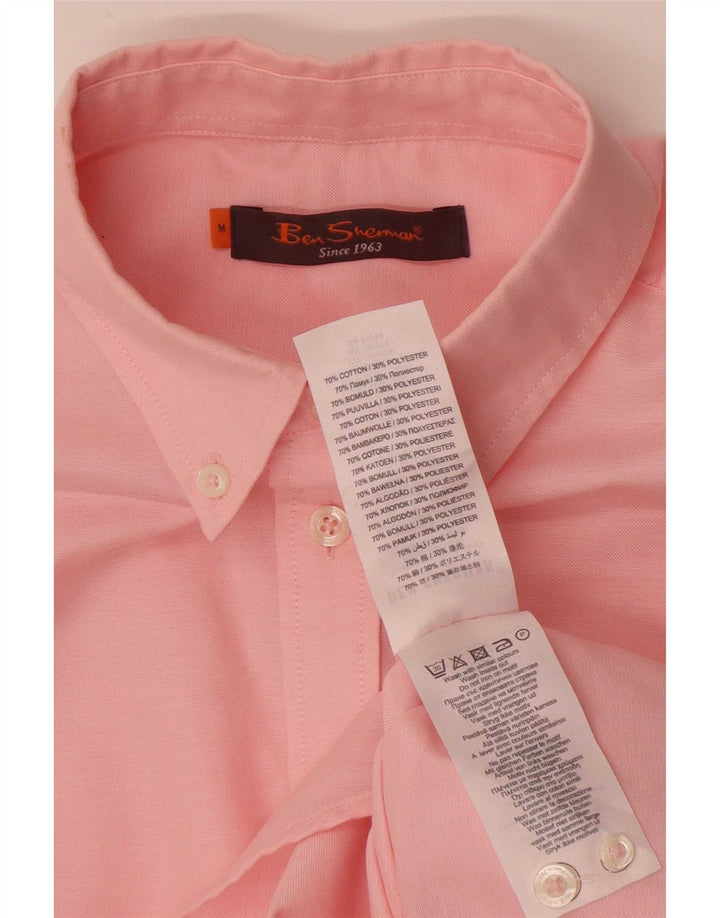 Ben Sherman Kortærmet Herreskjorte Medium Pink Bomuld