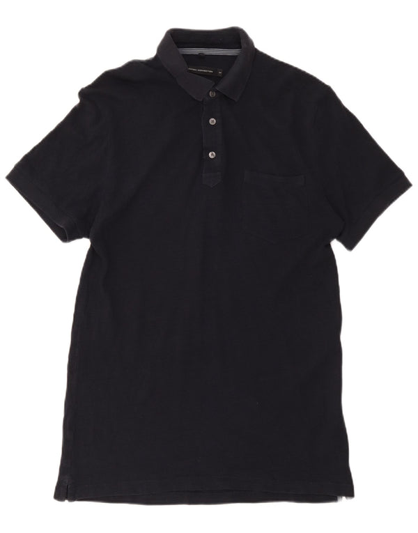 French Connection Herre Regular Polo Shirt Medium Navy Blue Bomuld