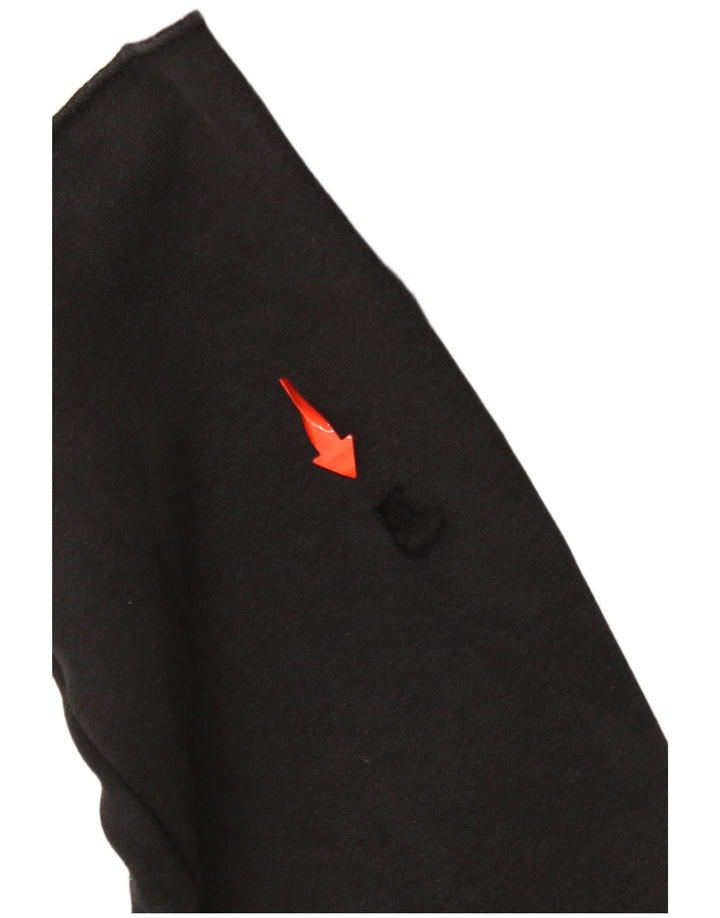 NIKE Air Graphic hættetrøje med lynlås til drenge 13-14 år XL Sort Colourblock