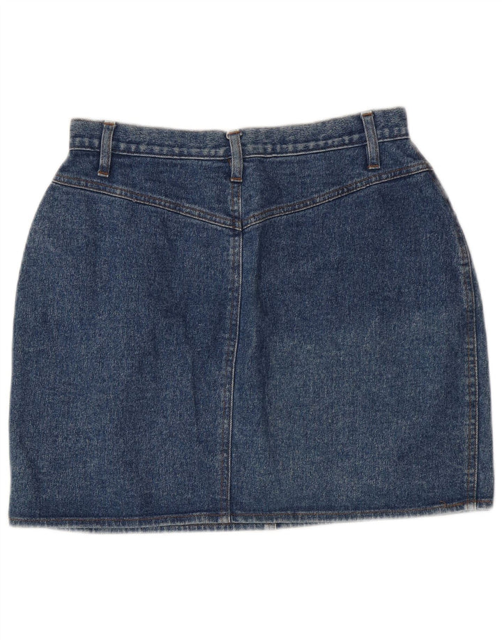 BENETTON Dame Denim Nederdel Medium W28 Blå