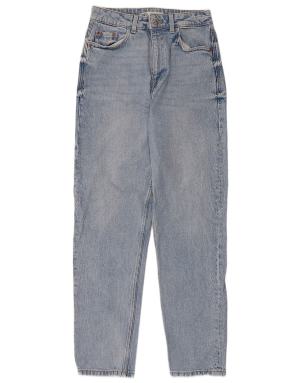 Zara Womens Tapered Jeans EU 36 XS W26 L28 Blå