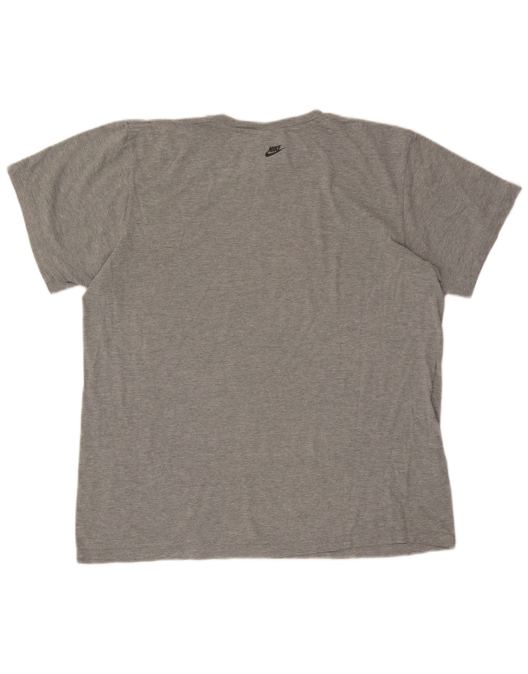 Nike grafisk t-shirt top til mænd XL Grå flækket bomuld