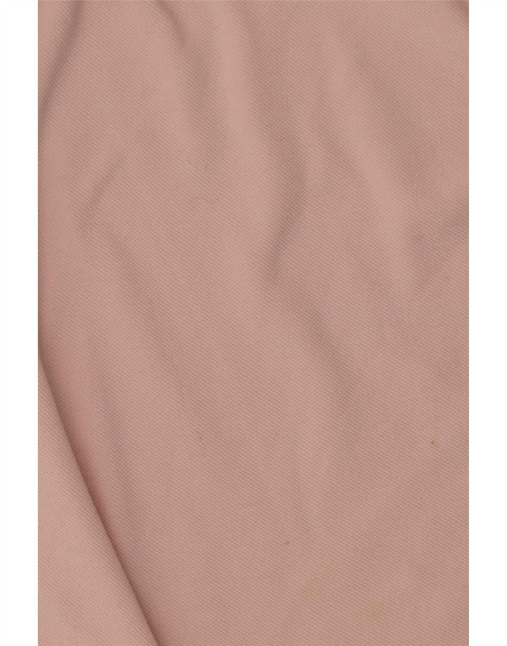 Lacoste Langærmet Poloskjorte til mænd Størrelse 4 Medium Pink Bomuld