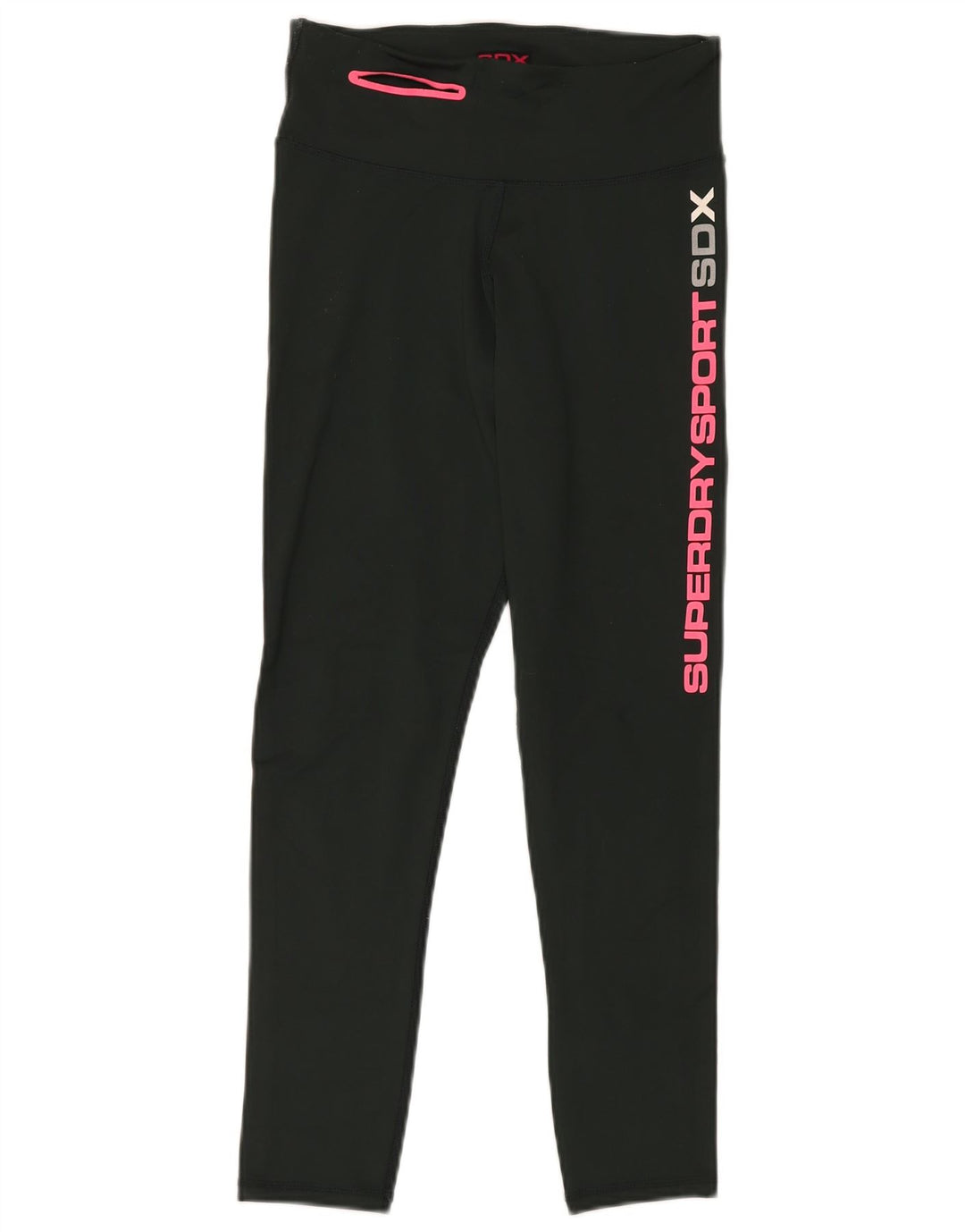 SUPERDRY Grafiske Leggings til kvinder UK 10 Lille grøn polyamid