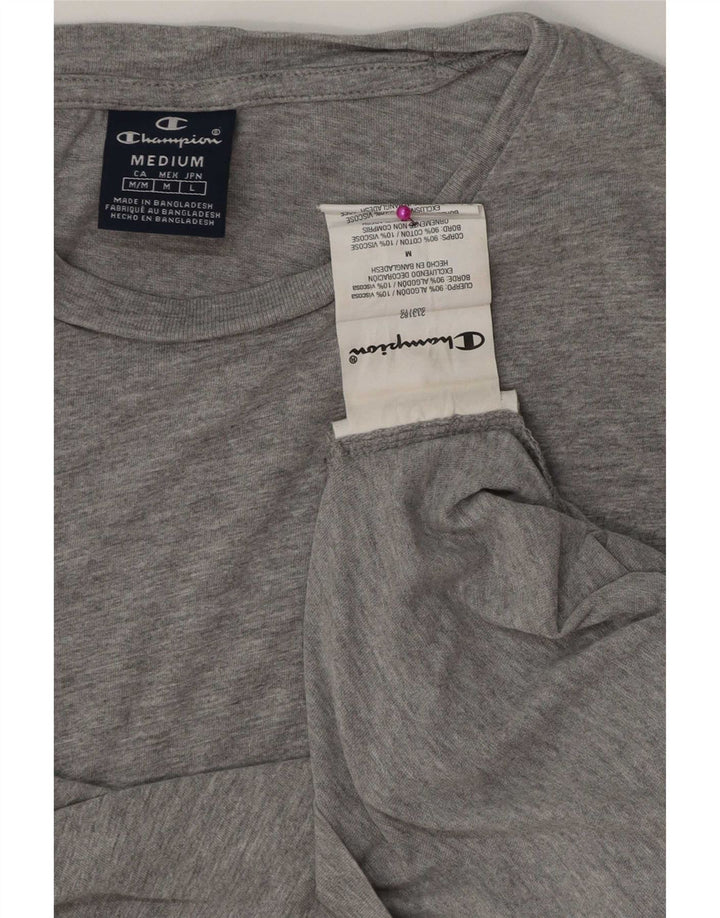 Adidas Herre T-Shirt Top Medium Grey Flecked Bomuld
