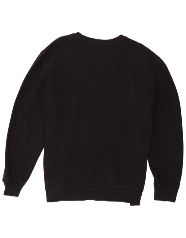 Reebok Herre Grafisk Sweatshirt Jumper XL Sort Bomuld