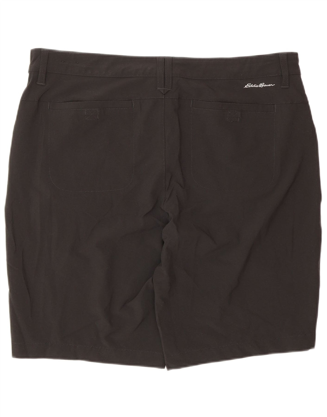Eddie Bauer Kvinder Casual Shorts US 14 XL W34 Sort Polyester