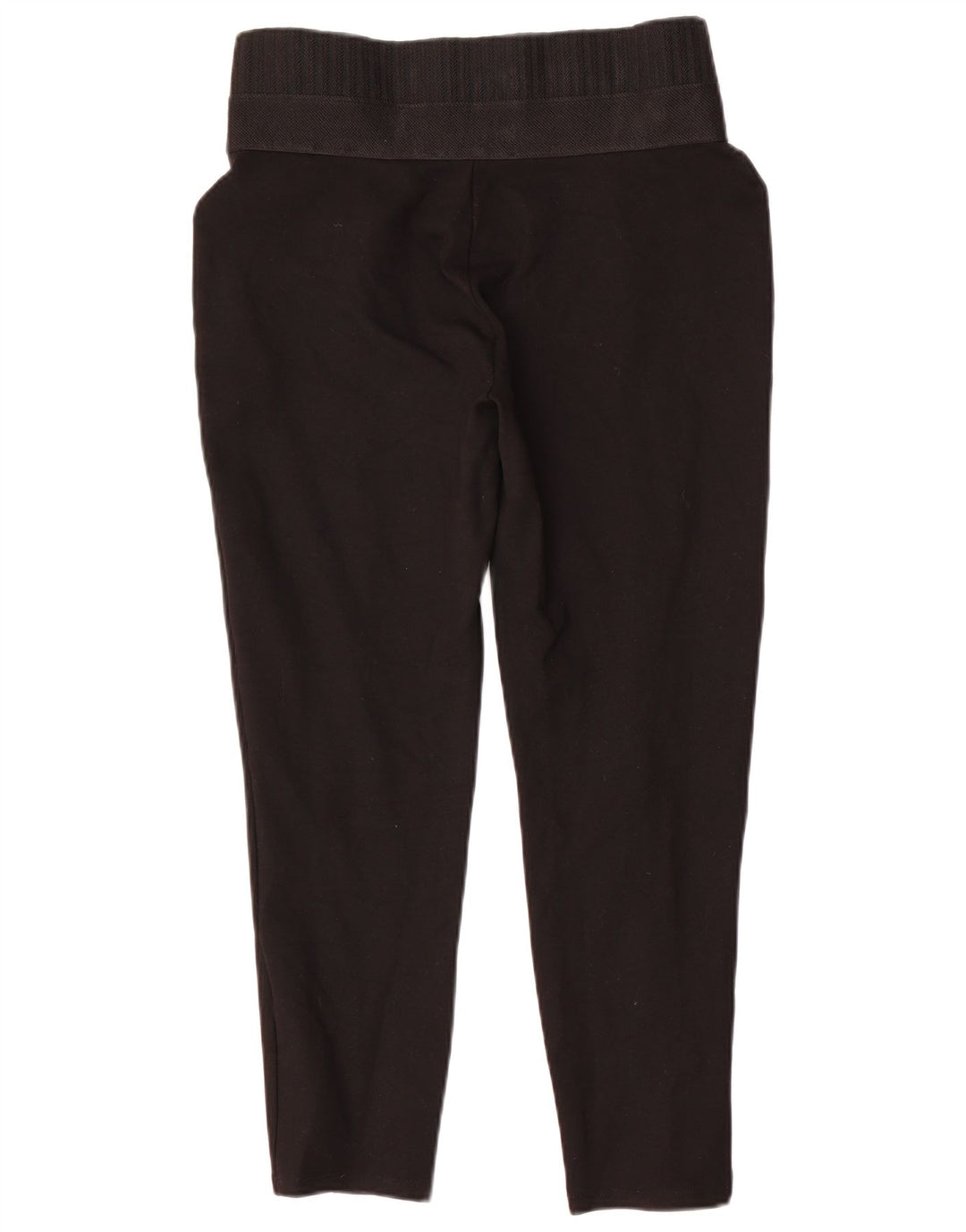 Zara Dame Slim Capri Bukser XL W36 L24 Sort
