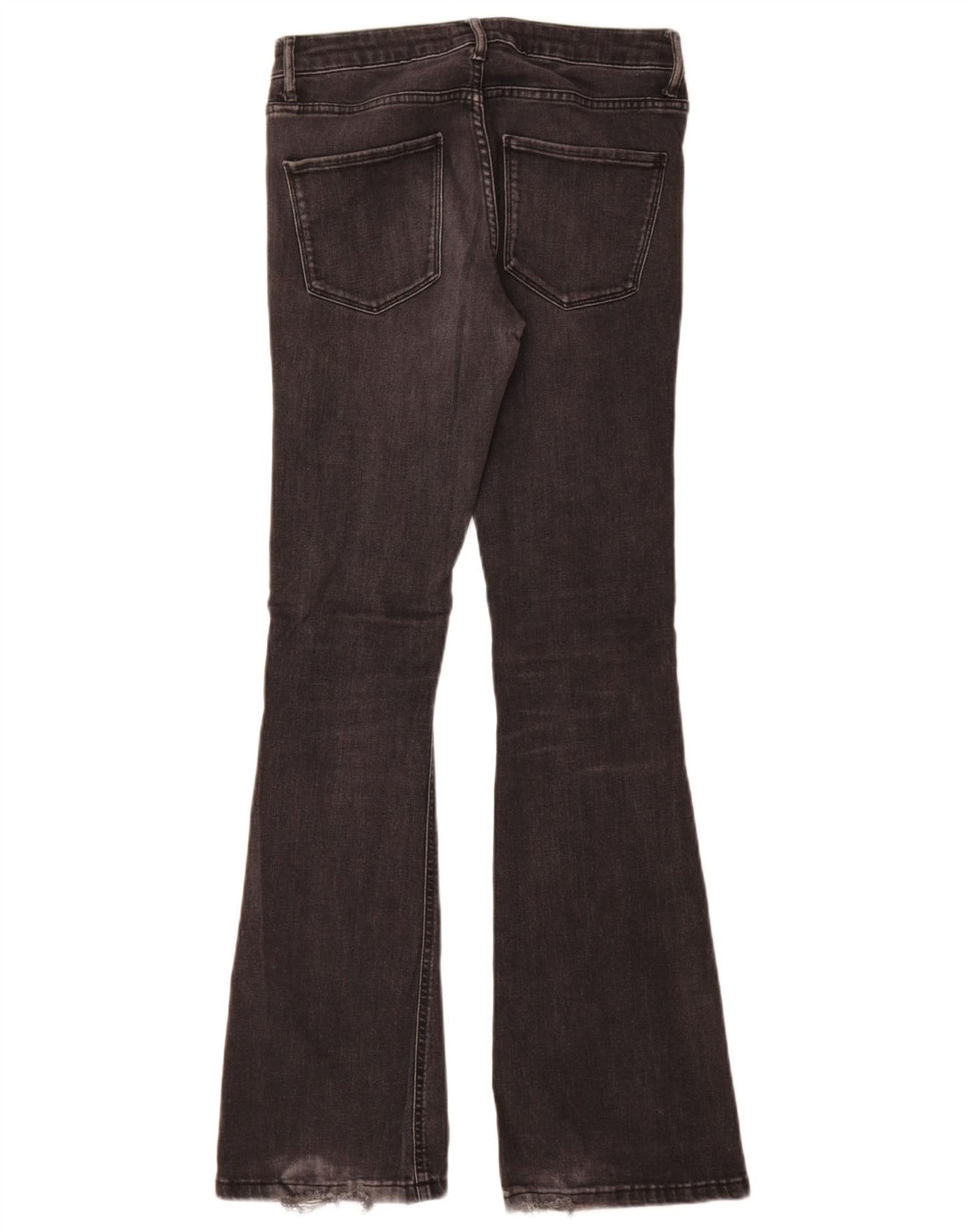 Zara Dame Flared Jeans EU 38 Small W28 L32 Grå