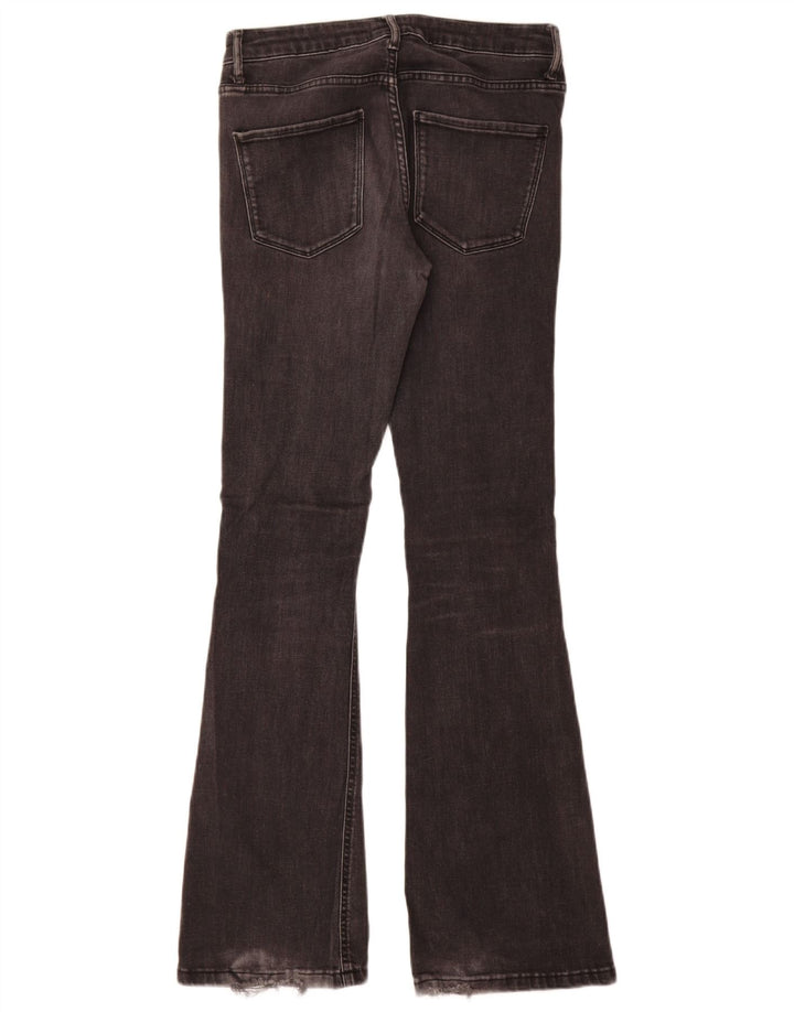 Zara Dame Flared Jeans EU 38 Small W28 L32 Grå