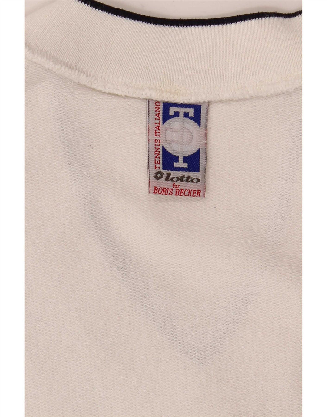 Lotto Herre Grafisk Ærmeløs Sweatshirt Jumper Medium Hvid Geometrisk