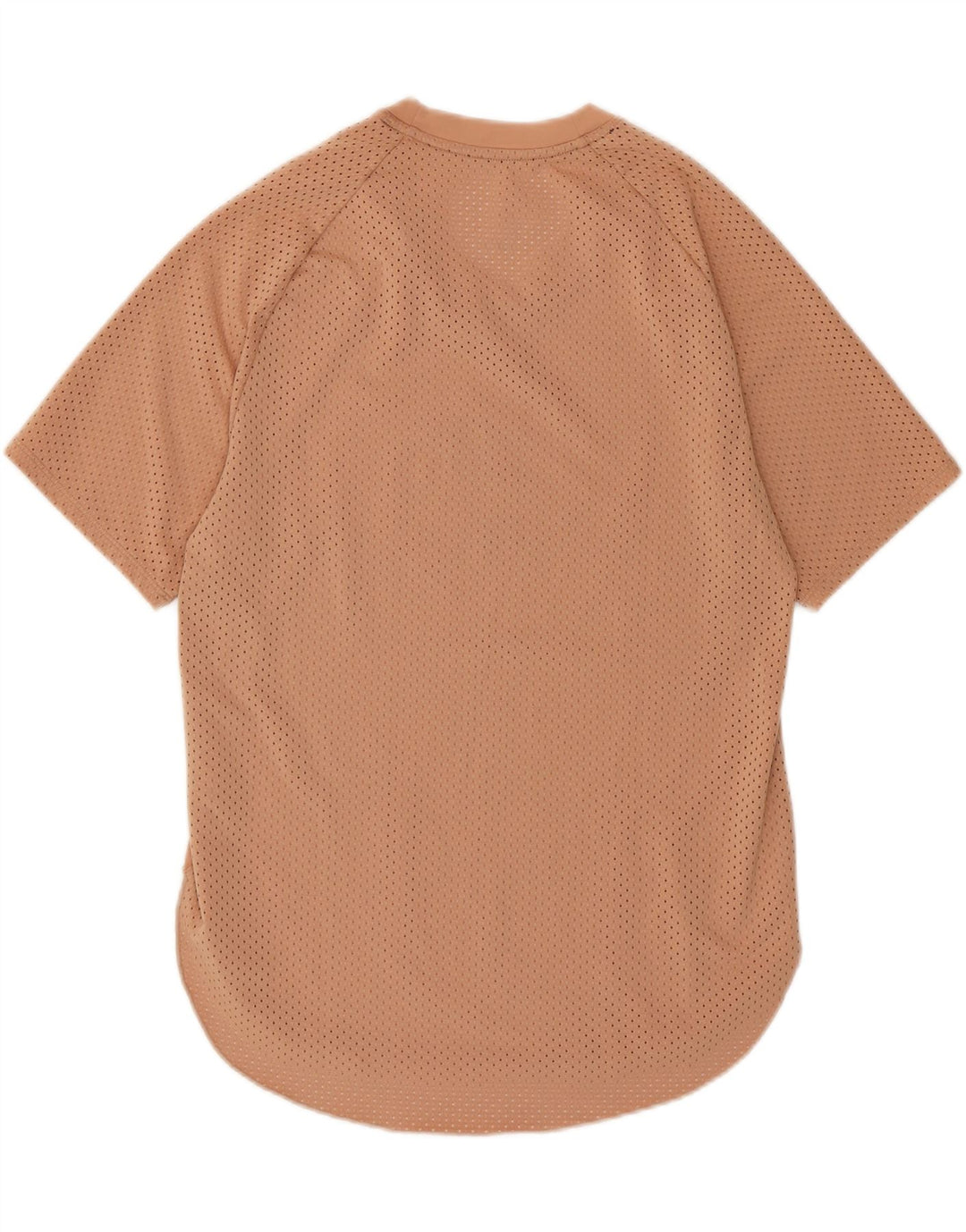 NIKE Womens Running T-Shirt Top UK 14 Medium Beige