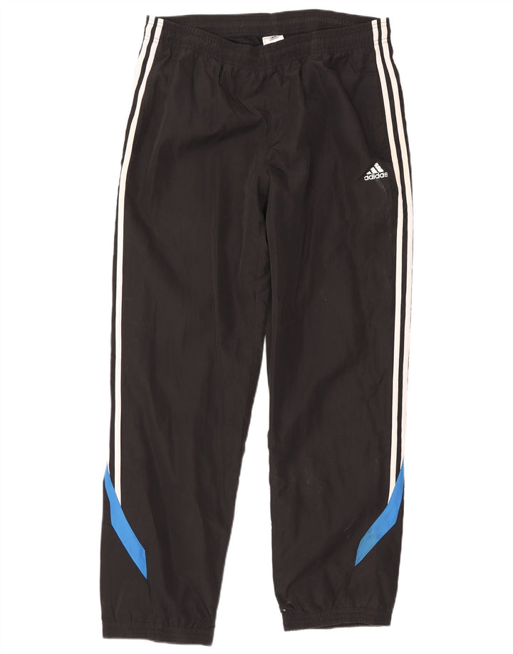 ADIDAS Træningsdragtsbukser til mænd UK 42/44 Large Black Polyester