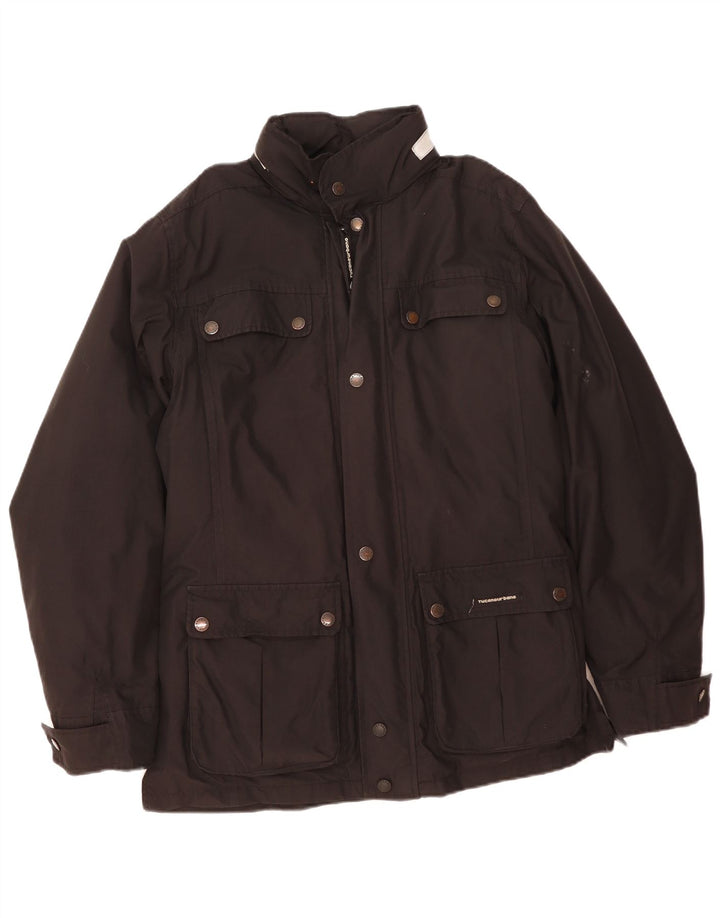 Tucano Urbano Herre Hooded Utility Jacket UK 40 Large Black Polyester
