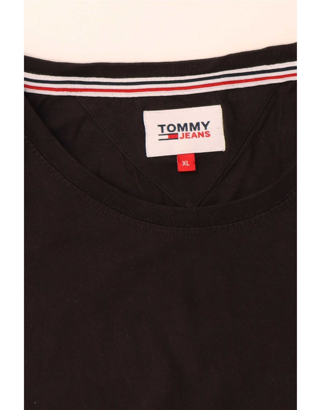 Tommy Hilfiger Herre T-Shirt Top XL Sort