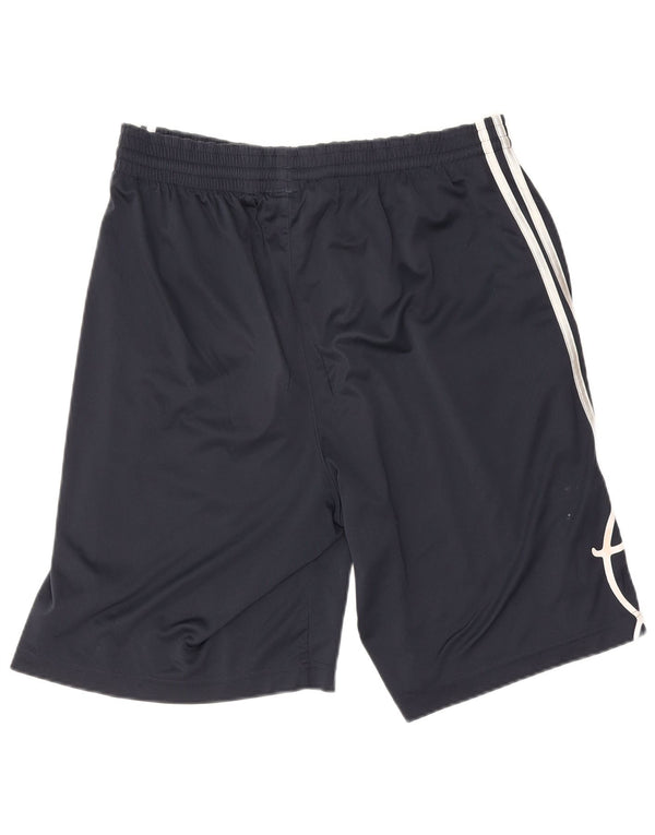Adidas grafiske sportsshorts til mænd mellem marineblå