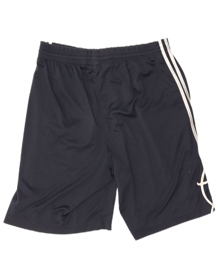 Adidas grafiske sportsshorts til mænd mellem marineblå