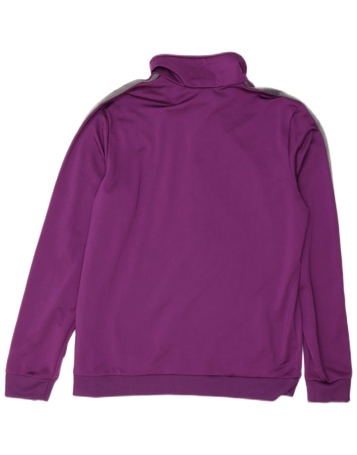 Adidas træningsdragt topjakke til kvinder UK 16/18 Stor lilla polyester