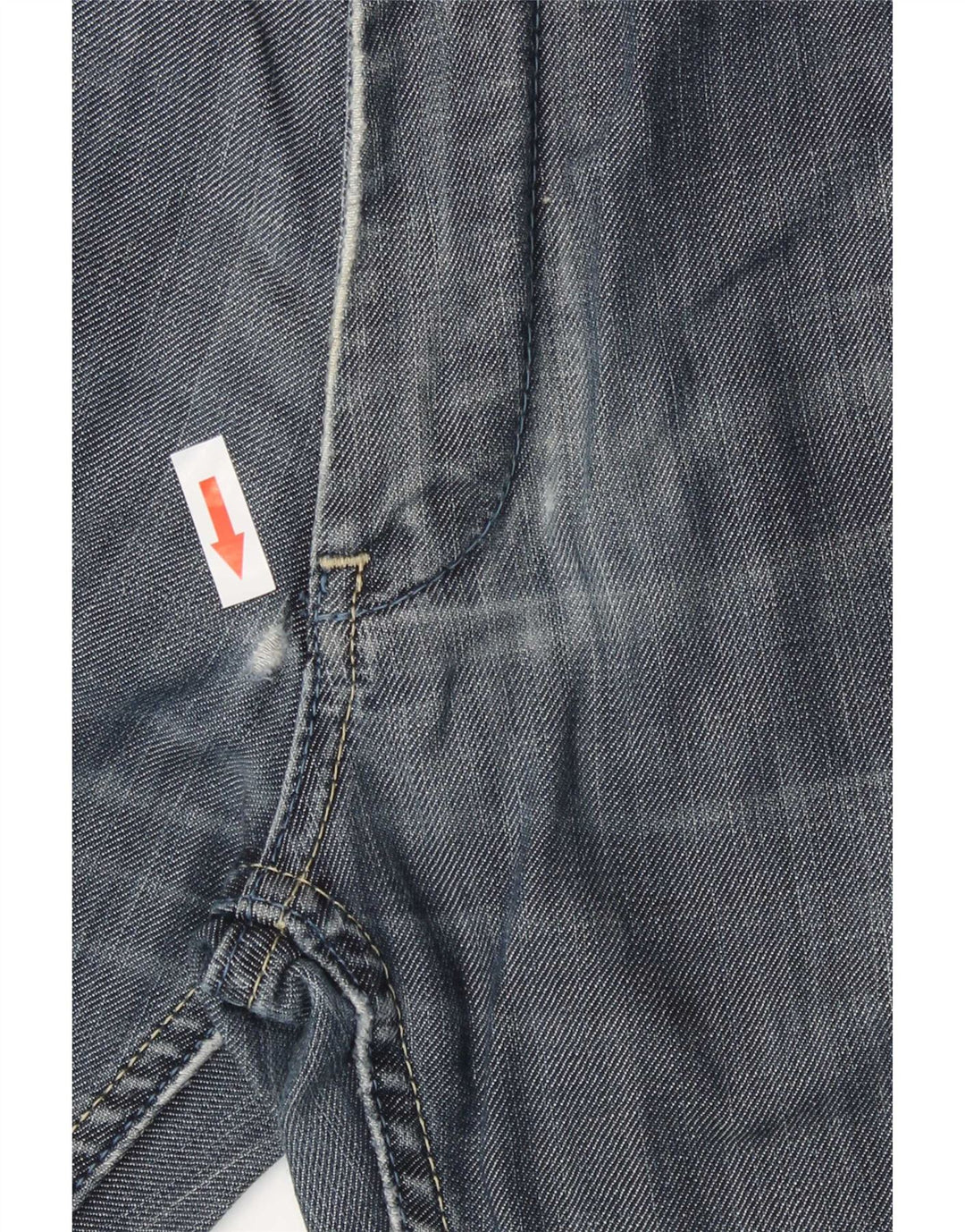 Zara Straight Jeans til mænd EU 42 Large W32 L30 Blå Bomuld