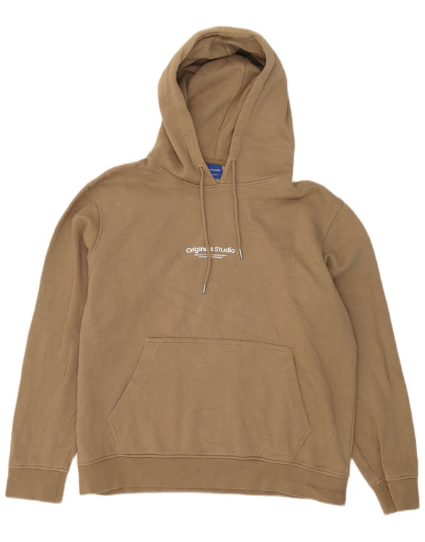 Jack & Jones Herre hættetrøje XL Beige Bomuld