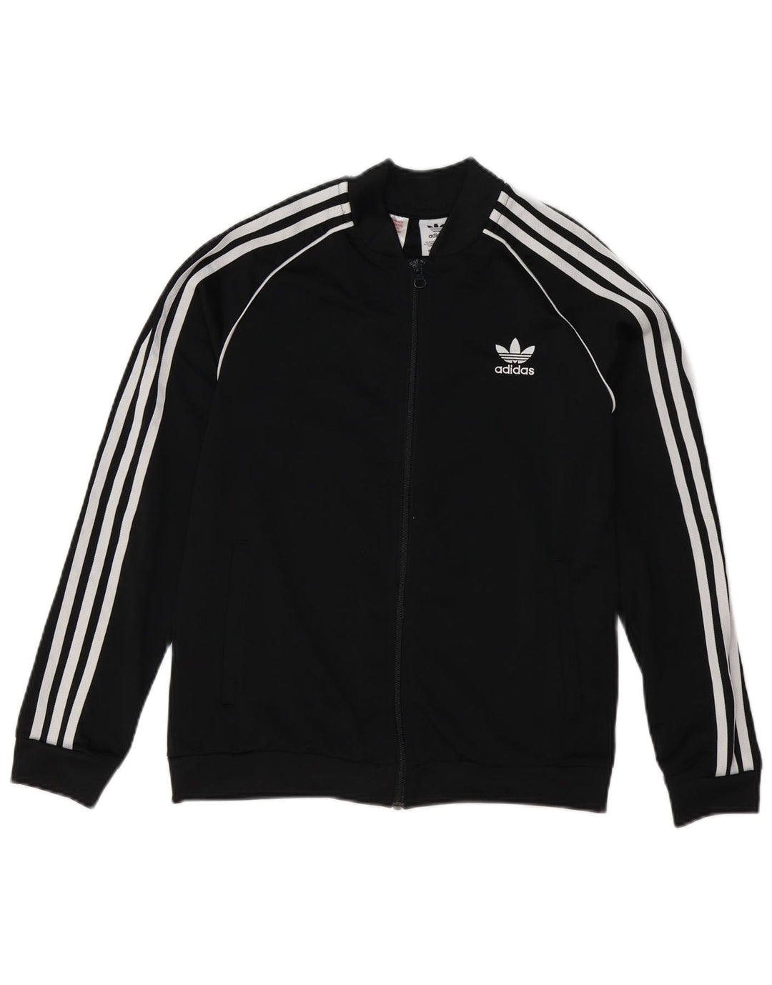 Adidas Drenge Træningsdragt Topjakke 13-14 År Sort Polyester