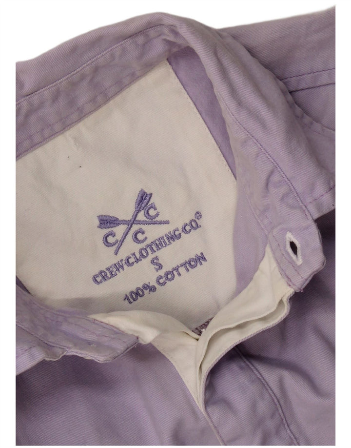 CREW TØJ Herre Pullover Shirt Lille lilla bomuld