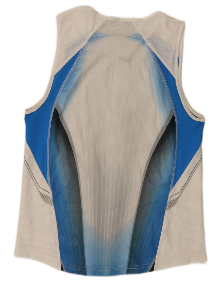 Nike Herre Dri Fit Vest Top Lille hvid Colourblock Polyester