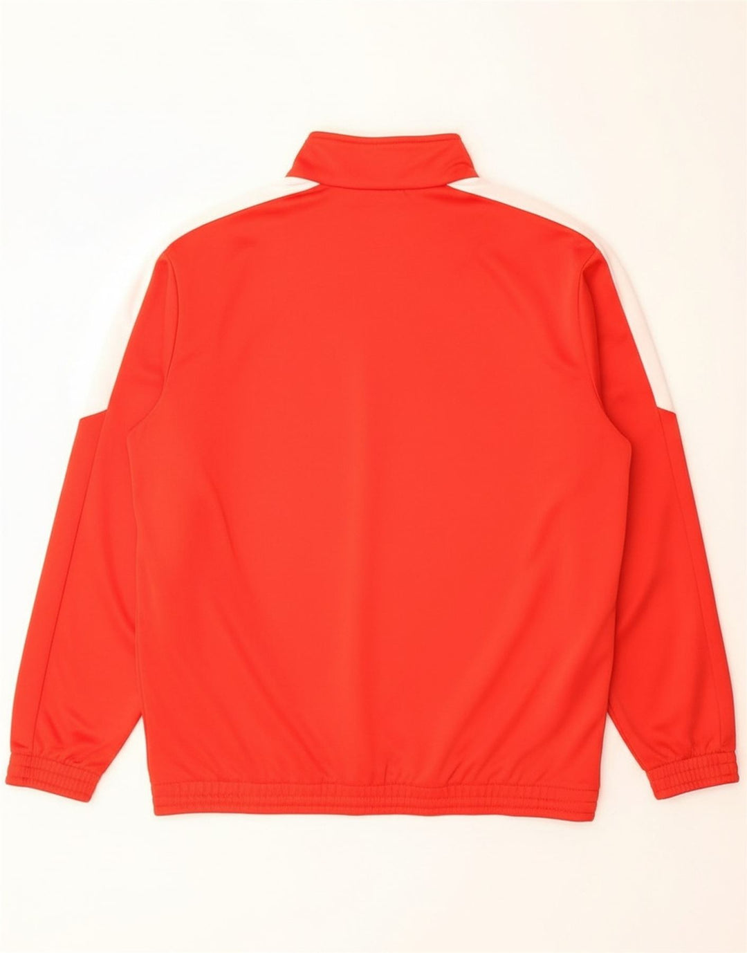 PUMA Mens Zip Neck Pullover Tracksuit Top XL Red Colourblock Vintage Puma and Second-Hand Puma from Messina Hembry 