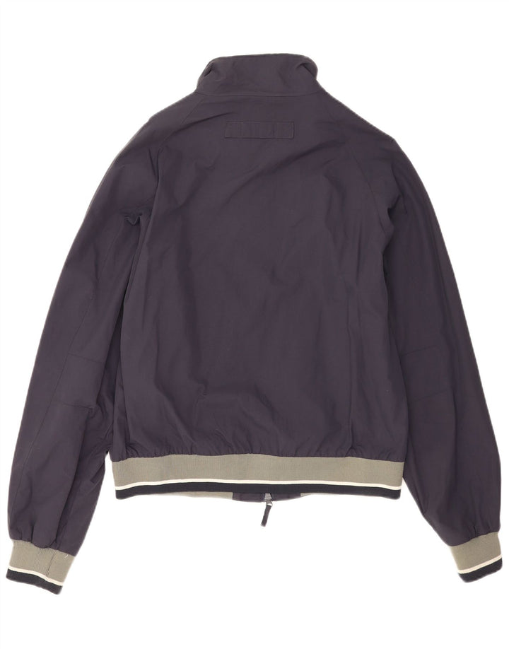 Ivy Oxford Herre Bomber Jacket IT 50 Large Navy Blue Colourblock Polyamid