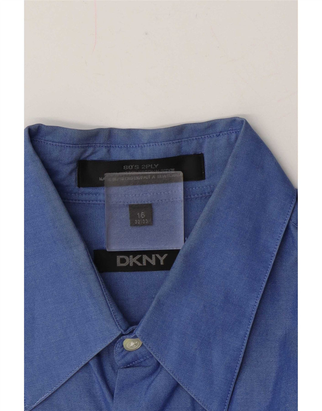 Dkny Herreskjorte str. 16 Large Blue Cotton
