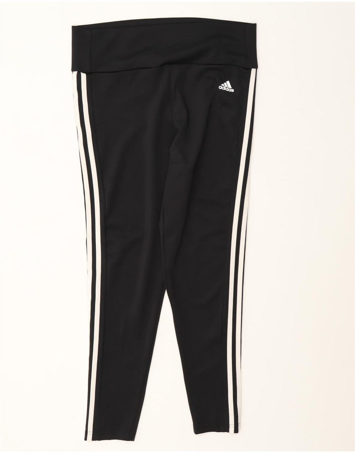 Adidas Aeroready Leggings til kvinder UK 16/18 Large Black Polyester