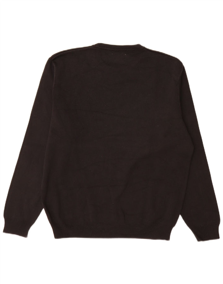 Zara Herre sweater med rund hals XL sort bomuld