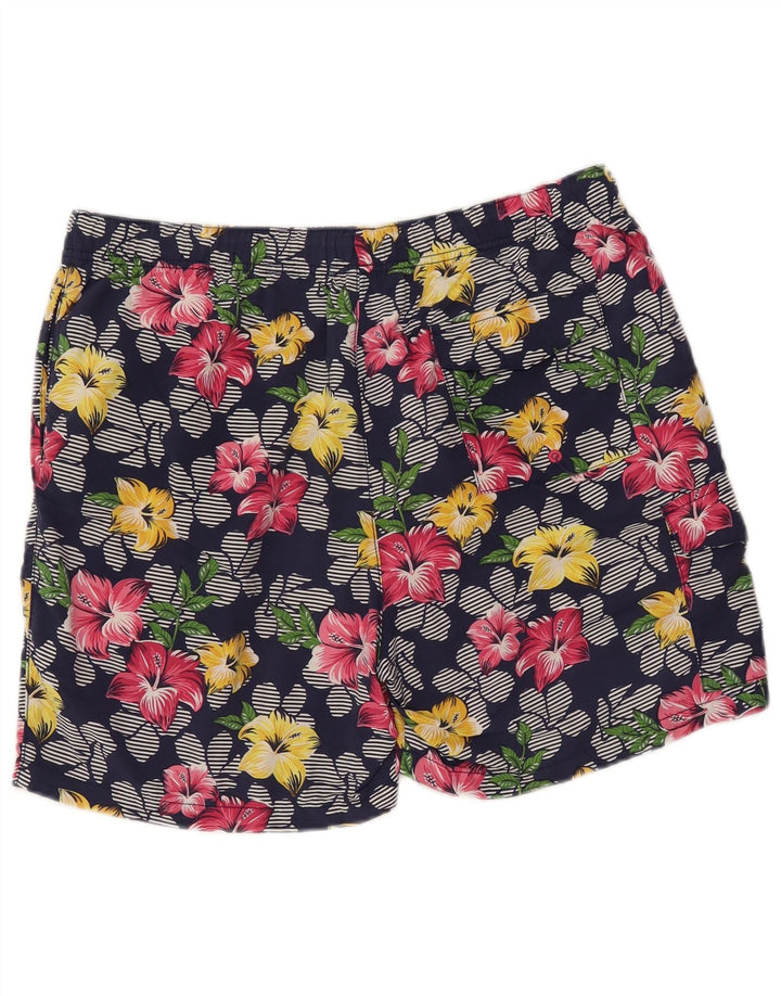 Tommy Bahama Hawaiian svømmeshorts til mænd store marineblå blomster nylon