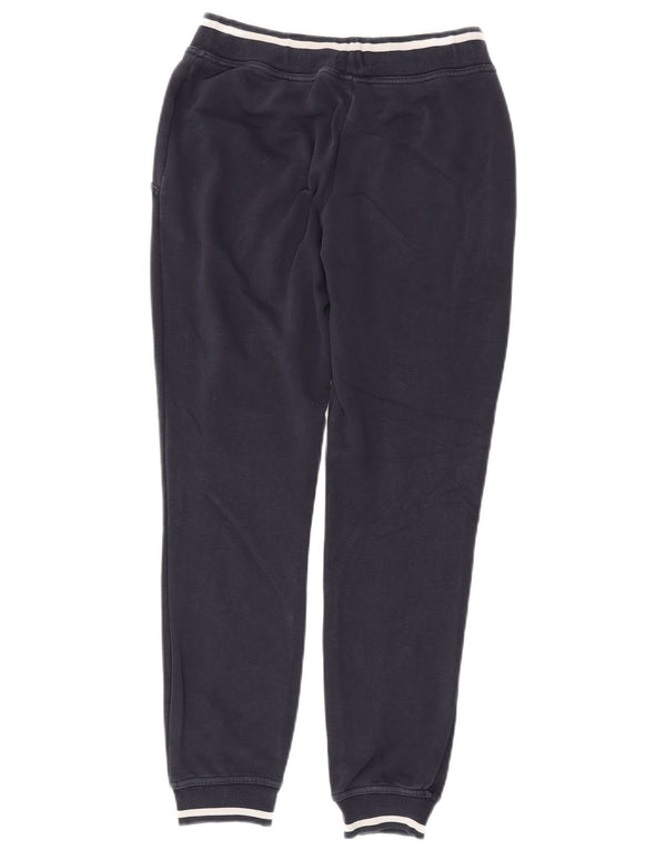 Adidas Dame træningsdragt Bukser Joggers UK 8 Small Navy Blue Cotton